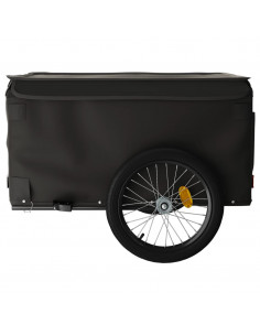 Rimorchio da Bici Nero 45 kg in Ferro 2