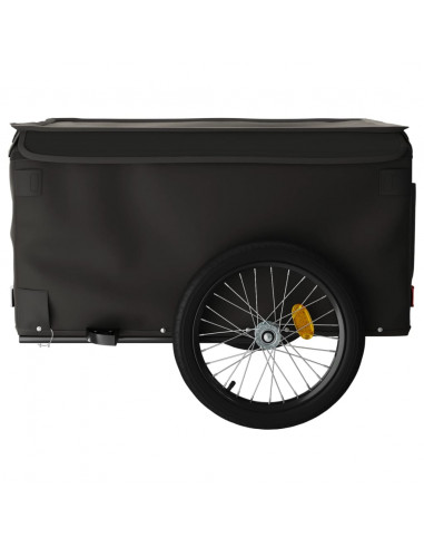 Rimorchio da Bici Nero 45 kg in Ferro