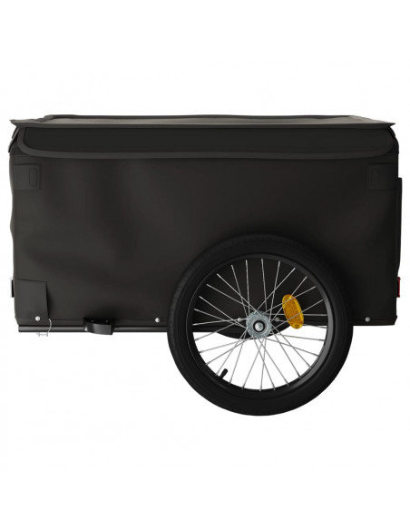 Rimorchio da Bici Nero 45 kg in Ferro