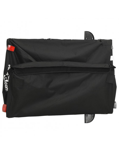 Rimorchio da Bici Nero 45 kg in Ferro