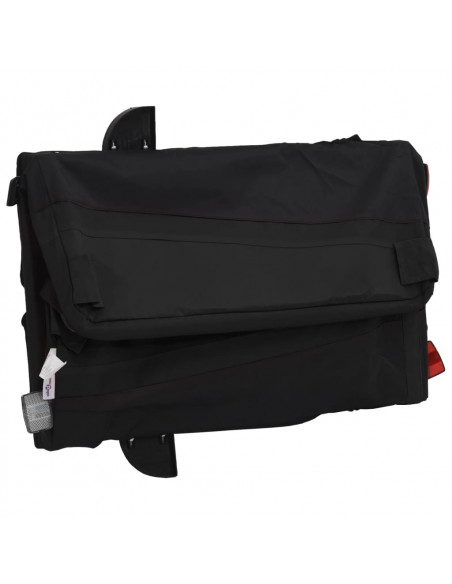Rimorchio da Bici Nero 30 kg in Ferro