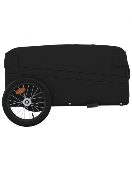 Rimorchio da Bici Nero 45 kg in Ferro