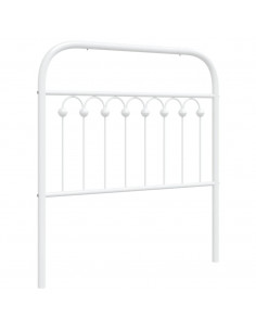 Testiera in Metallo Bianco 90 cm 2