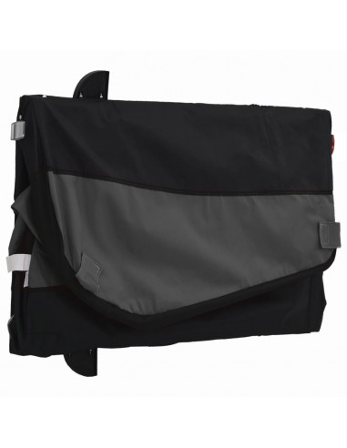 Rimorchio da Bici Nero 45 kg in Ferro