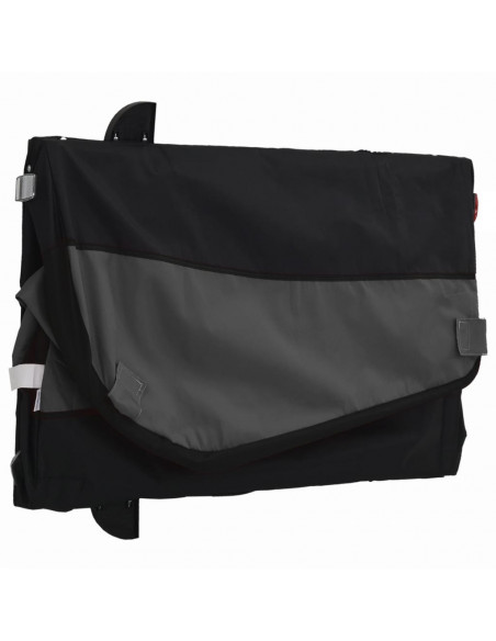 Rimorchio da Bici Nero 45 kg in Ferro