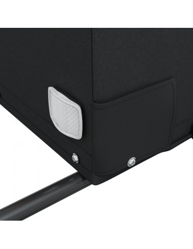 Rimorchio da Bici Nero 45 kg in Ferro