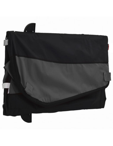 Rimorchio da Bici Nero 30 kg in Ferro