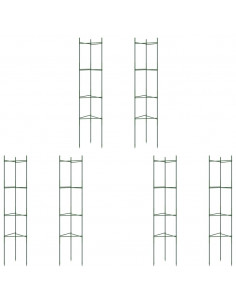 Sostegni per Pomodori 6pz 154 cm in Acciaio e PP 2