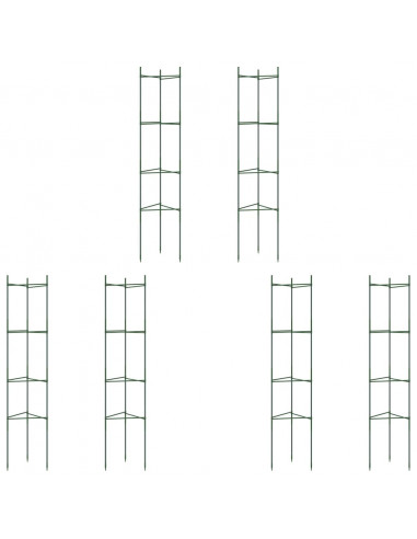 Sostegni per Pomodori 6pz 154 cm in Acciaio e PP