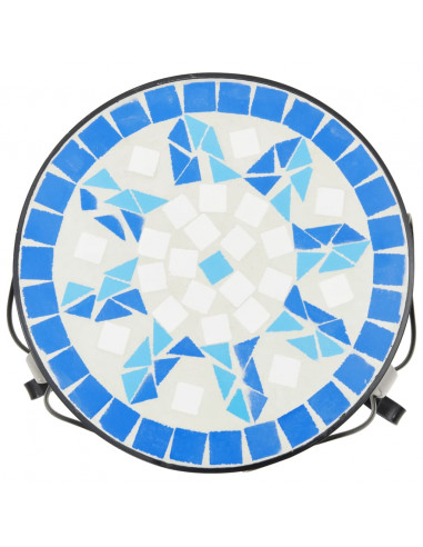 Supporti per Piante 3 pz Blu e Bianco in Ceramica