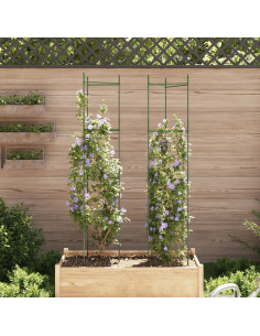 Sostegno per Pomodori 2pz 154 cm in Acciaio e PP 2