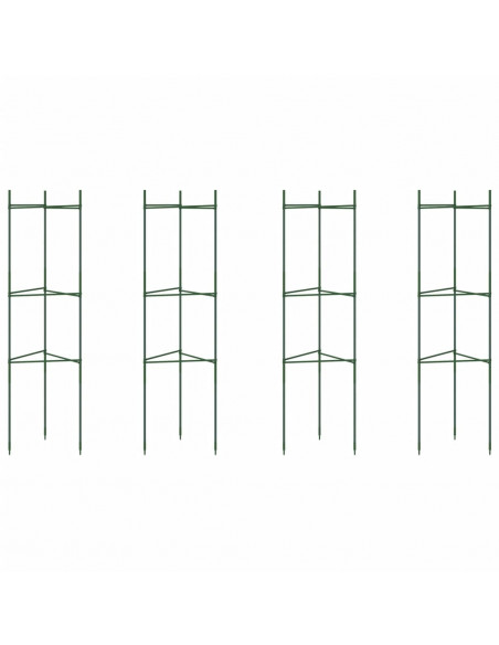 Sostegni per Pomodori 4pz 116 cm in Acciaio e PP