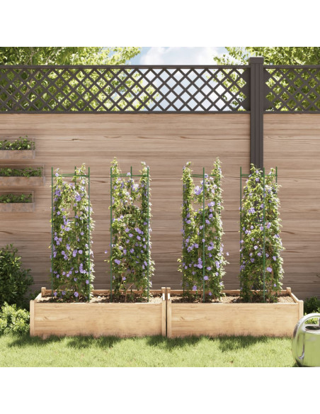 Sostegni per Pomodori 4pz 116 cm in Acciaio e PP