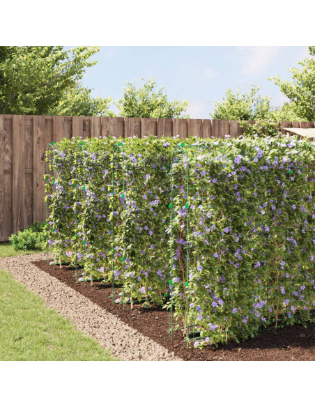 Tralicci Giardino per Piante Rampicanti 4pz Telaio a U Acciaio