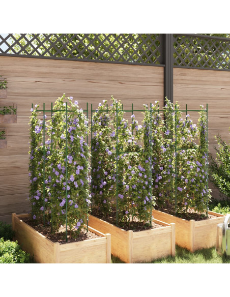 Sostegni per Pomodori 6pz 116 cm in Acciaio e PP