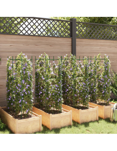 Sostegni per Pomodori 8pz 116 cm in Acciaio e PP