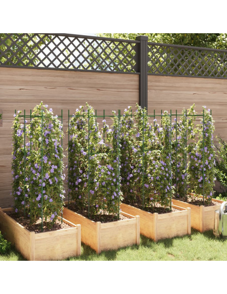 Sostegni per Pomodori 8pz 116 cm in Acciaio e PP