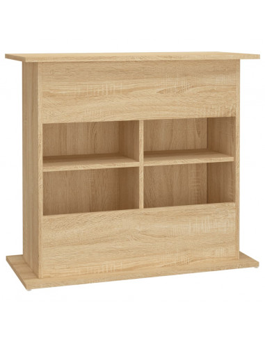Supporto Acquario 81x36x73cm in Legno Multistrato Rovere Sonoma