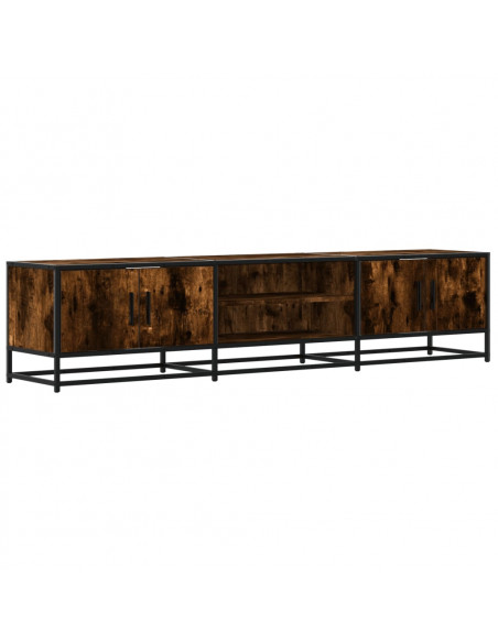 Mobile Porta TV Rovere Fumo 180x35x41 cm in Truciolato