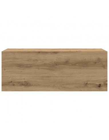 Mobiletto da Bagno Rovere Artigianale 80x25x30 cm in Truciolato