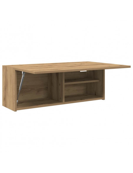 Mobiletto da Bagno Rovere Artigianale 80x25x30 cm in Truciolato
