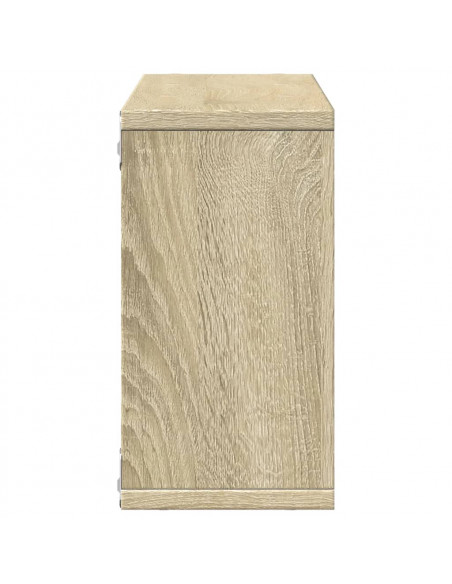 Mobile a Parete 100x16x30 cm Rovere Sonoma in Legno Multistrato