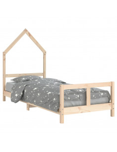 Giroletto per Bambini 80x200 cm in Legno Massello di Pino 2