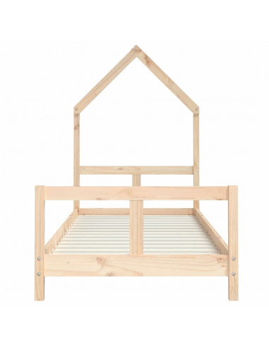 Giroletto per Bambini 80x200 cm in Legno Massello di Pino