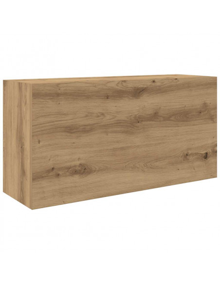 Mobiletto da Bagno Rovere Artigianale 80x25x40 cm in Truciolato
