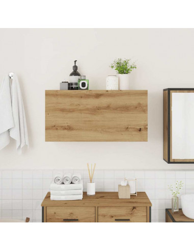 Mobiletto da Bagno Rovere Artigianale 80x25x40 cm in Truciolato