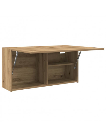 Mobiletto da Bagno Rovere Artigianale 80x25x40 cm in Truciolato