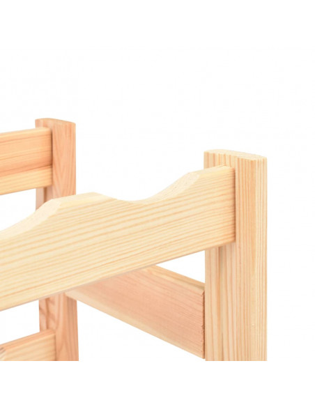 Portavini da 20 Bottiglie in Legno di Pino