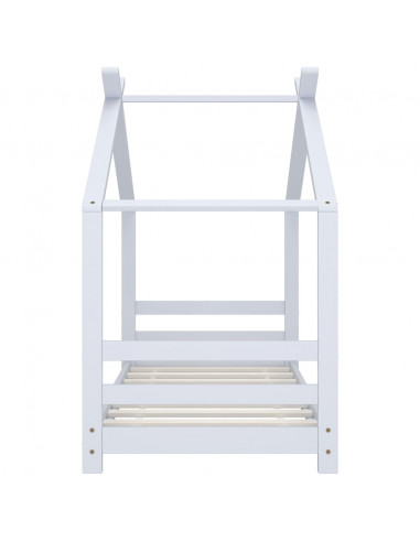 Giroletto per Bambini Bianco in Massello di Pino 70x140 cm