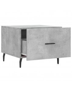 Tavolini Salotto 2pz Grigio Cemento 50x50x40 Legno Multistrato 2