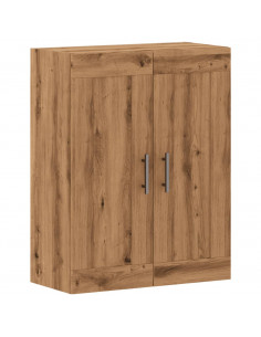 Mobile a Parete Rovere Artigianale 69,5x34x90 cm in Truciolato 2