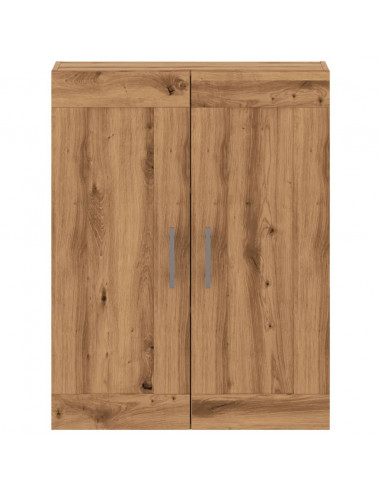 Mobile a Parete Rovere Artigianale 69,5x34x90 cm in Truciolato