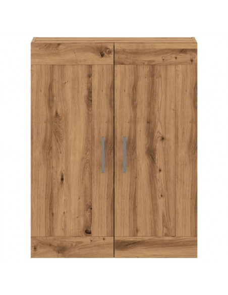 Mobile a Parete Rovere Artigianale 69,5x34x90 cm in Truciolato
