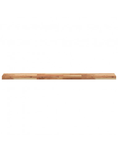 Ripiano a Parete 160x20x4cm Legno Massello Acacia Rifinito Olio
