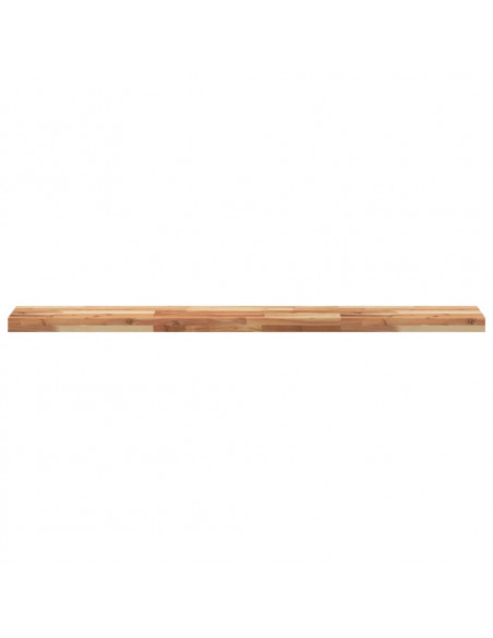 Ripiano a Parete 160x20x4cm Legno Massello Acacia Rifinito Olio