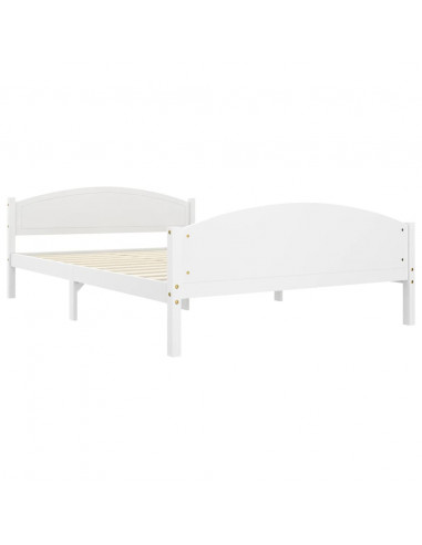 Giroletto Bianco in Legno Massello di Pino 140x200 cm