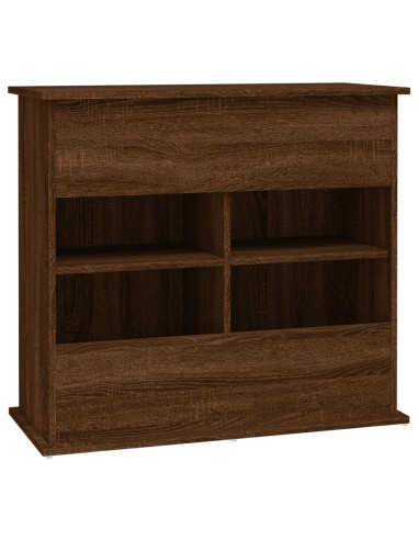 Supporto Acquario 81x36x73 cm Legno Multistrato Rovere Marrone