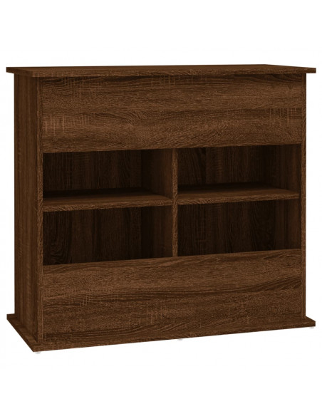 Supporto Acquario 81x36x73 cm Legno Multistrato Rovere Marrone