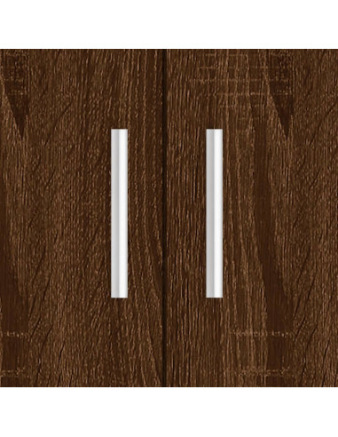 Supporto Acquario 81x36x73 cm Legno Multistrato Rovere Marrone