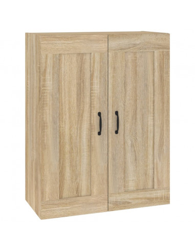 Armadietto Pensile a Parete Rovere Sonoma 69,5x32,5x90 cm