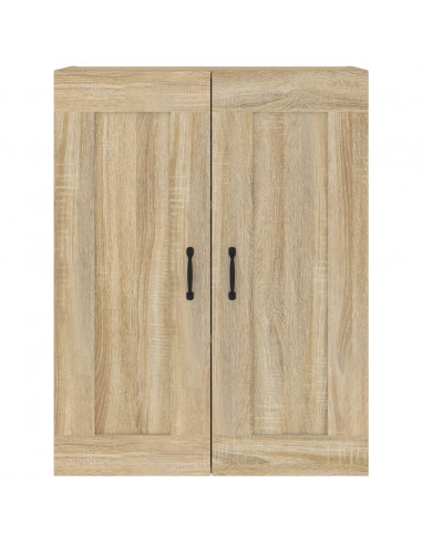 Armadietto Pensile a Parete Rovere Sonoma 69,5x32,5x90 cm