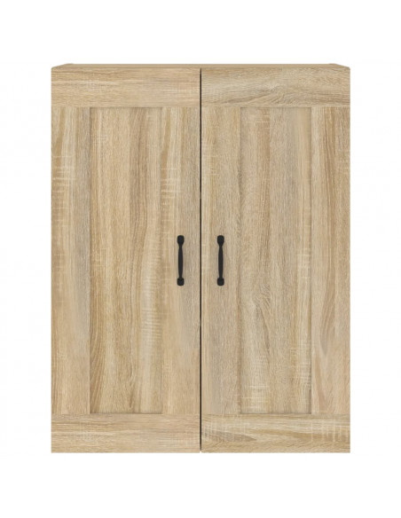 Armadietto Pensile a Parete Rovere Sonoma 69,5x32,5x90 cm