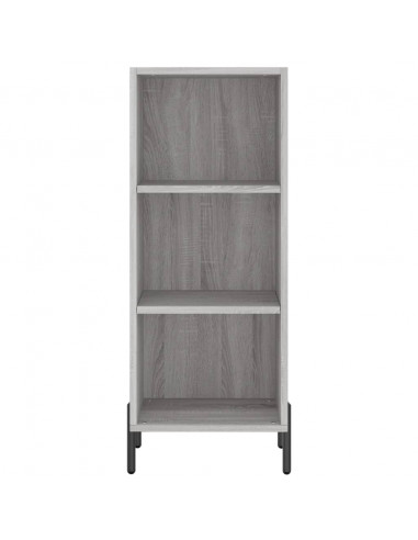 Credenza Grigio Sonoma 34,5x32,5x90 cm in Legno Multistrato