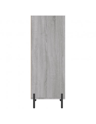 Credenza Grigio Sonoma 34,5x32,5x90 cm in Legno Multistrato