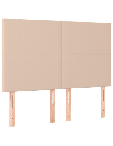 Giroletto a Molle con Materasso Cappuccino 140x190cm Similpelle