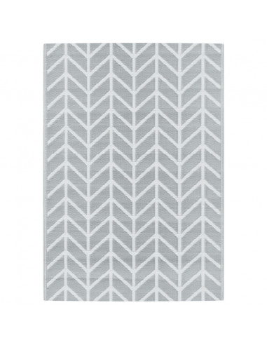 Tappeto da Esterno Grigio 140x200 cm in PP